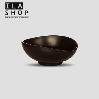 ظرف سالاد J10 مشکی ملامین یک عددی ایلا