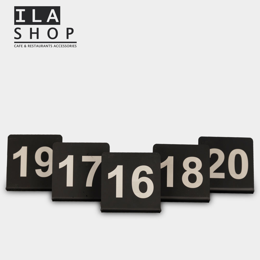 شماره میز کافه