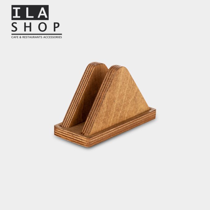 جا دستمال مثلث چوبی یک عددی ایلا