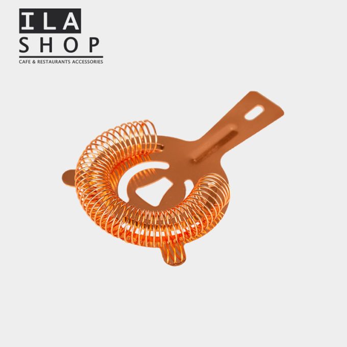 استرینر (صافی شیکر) استیل رزگلد یک عددی ایلا