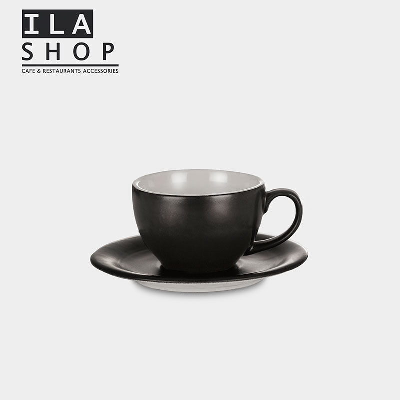 فنجان کاپوچینو مشکی