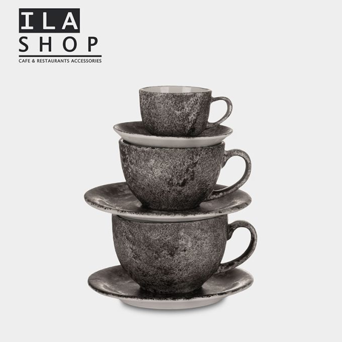 فنجان لاته مدل برفکی یک دستی ایلا - 3