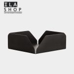 جای دستمال فلزی مربع مشکی یک عددی ایلا - 3