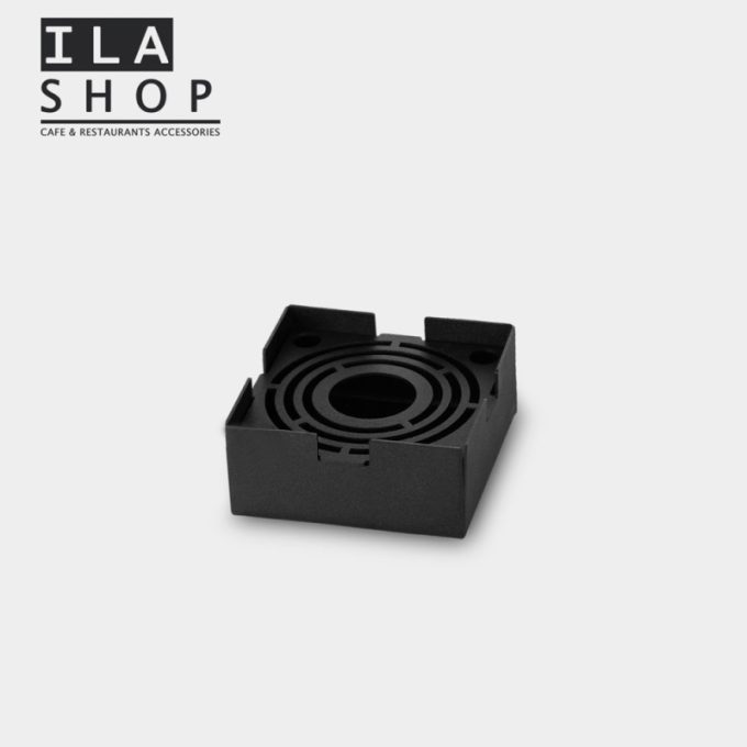 زیر سیگاری پنجره ای فلزی مشکی یک عددی ایلا - 3