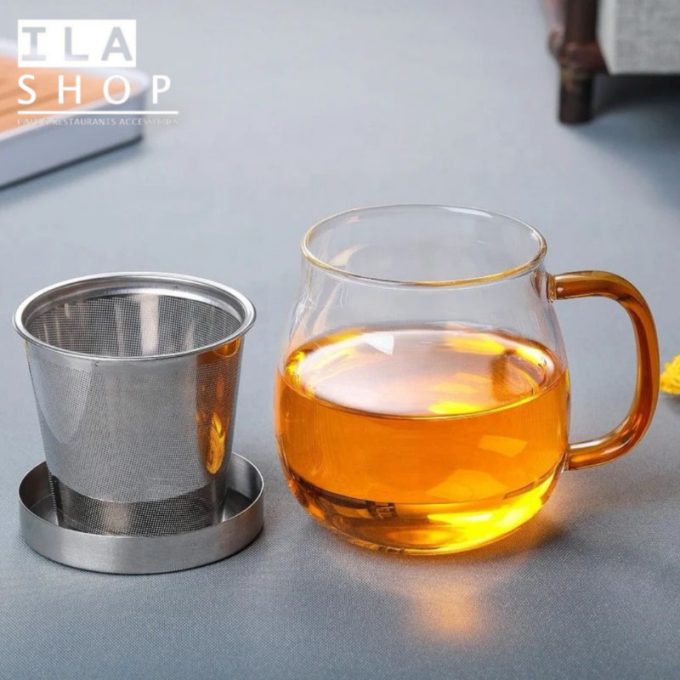 لیوان دمنوش درب استیل 29187 یک عددی ایلا - 2