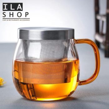 لیوان دمنوش درب استیل 29187 یک عددی ایلا
