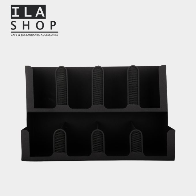 استند لیوان کاغذی فلزی 8 خانه یک عددی ایلا - 2