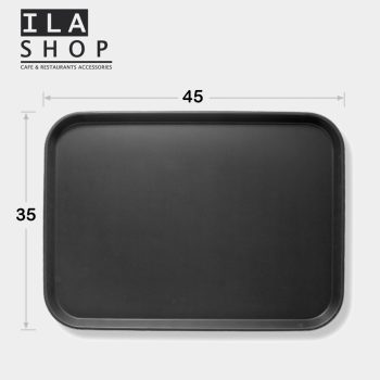 سینی ترمز دار مشکی 35*45 یک عددی ایلا