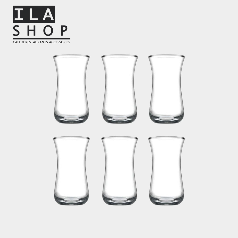 استکان چای کمر باریک پاشا کد 42614 شش عددی ایلا - Image 2