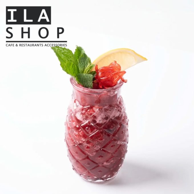 تیکی شیشه ای طرح آناناس یک عددی ایلا - 3