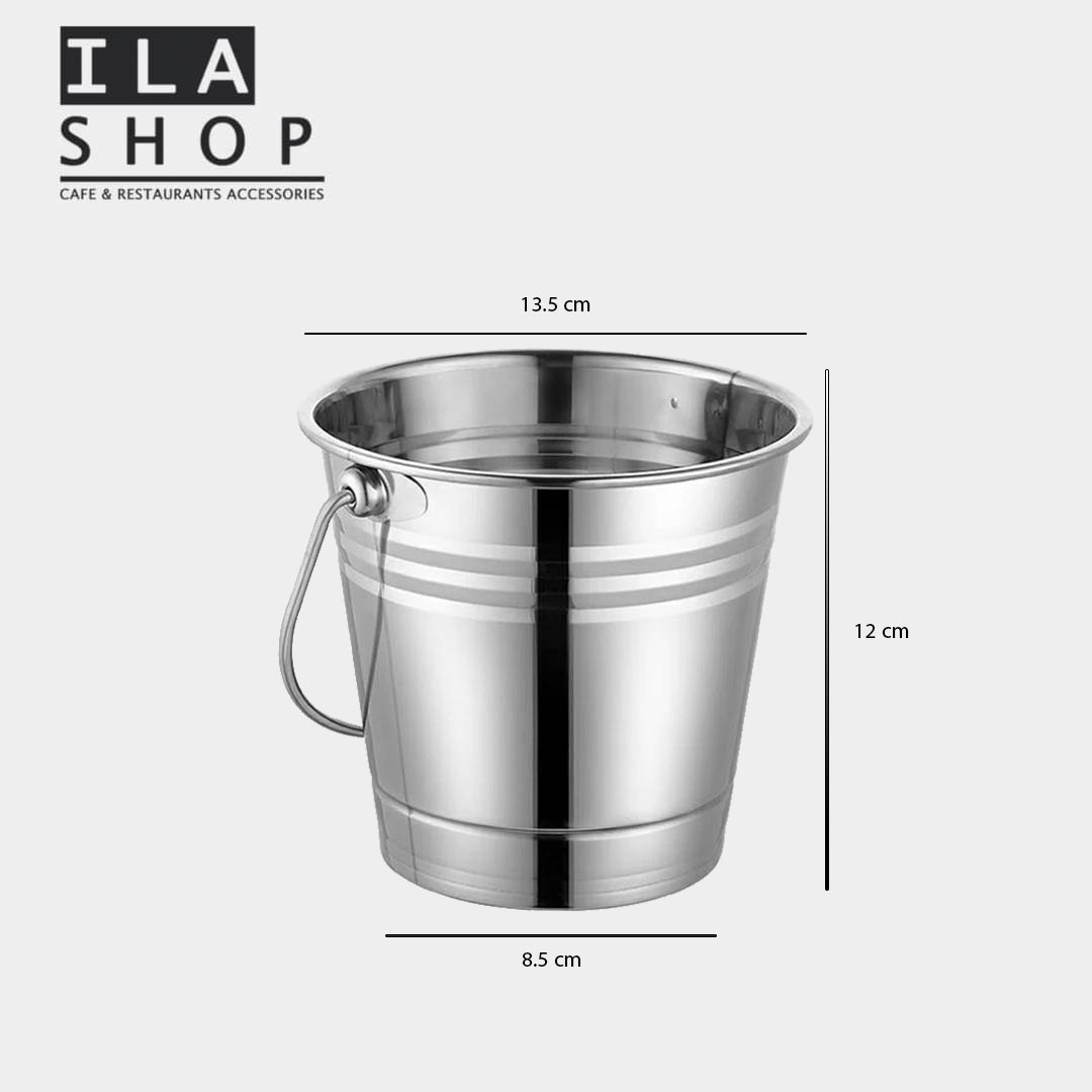 سطل یخ استیل تک دسته یک عددی ایلا - Image 2