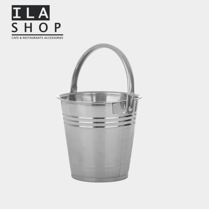 سطل یخ استیل تک دسته یک عددی ایلا - 2