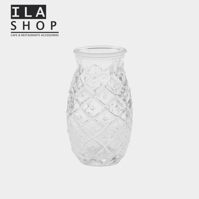 تیکی شیشه ای طرح آناناس یک عددی ایلا