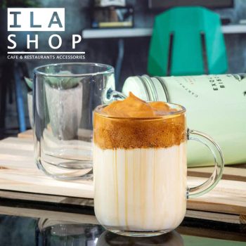 لیوان دسته دار چای خوری مدل آیکونیک (ICONIC) پاشاباغچه جفتی ایلا