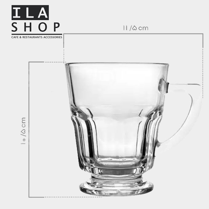 لیوان چای کازابلانکا پاشا کد 55202 یک دستی ایلا - 2