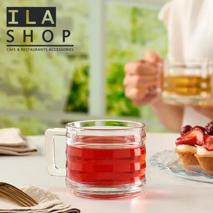 لیوان چای بریکس پاشا کد 55833 یک دستی ایلا - 4