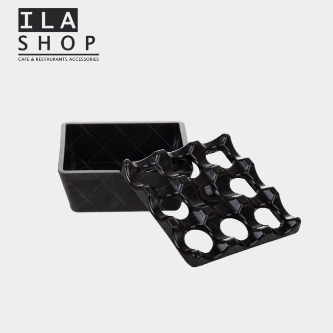 زیر سیگاری پنجره ای ملامین درب دار یک عددی ایلا - 3