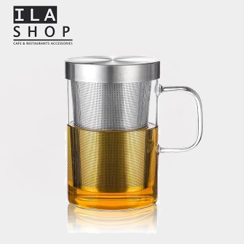 لیوان دمنوش درب استیل 88180 یک عددی ایلا