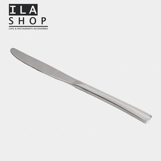 کارد غذا خوری استیل براق یک دستی ایلا