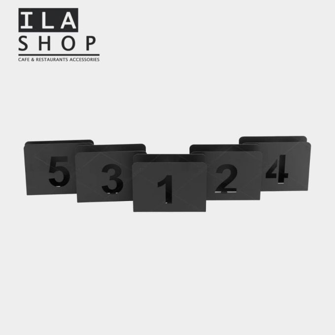 جای دستمال شماره میز 1 تا 5 یک عددی ایلا