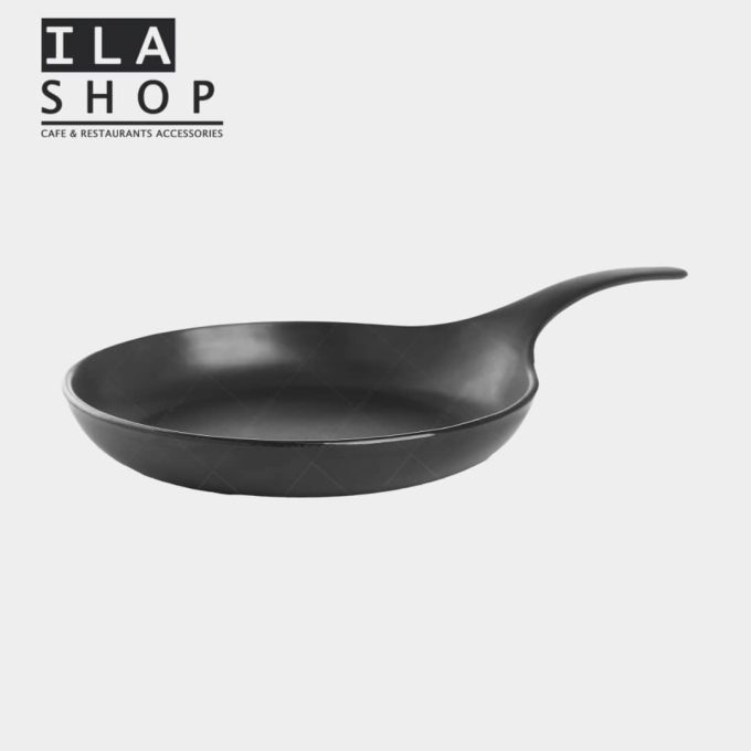 ماهیتابه ملامین تک دسته مشکی یک عددی ایلا - 3
