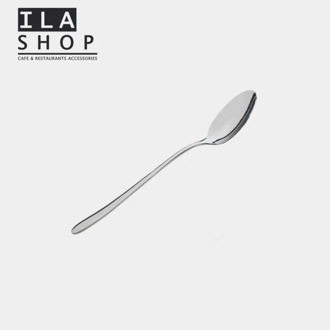 قاشق دسر خوری استیل براق مدل دونا یک دستی ایلا - 2