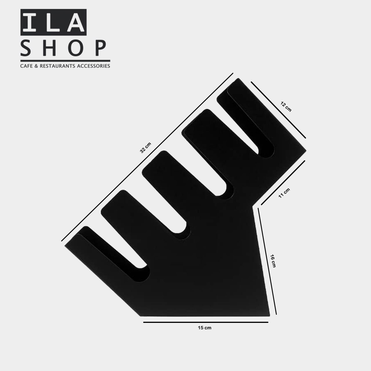 استند-لیوان-فلزی ایلا