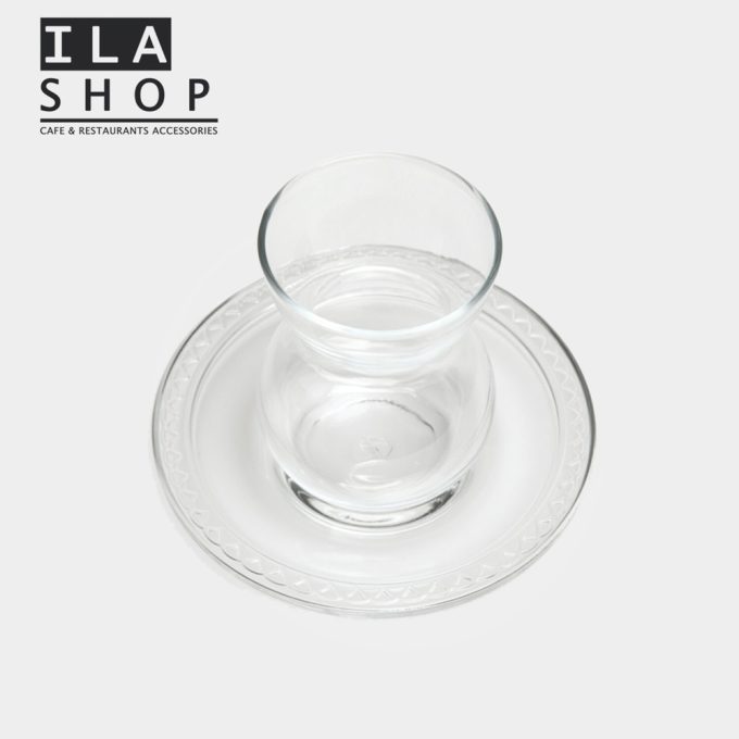 استکان نعلبکی اتنیک 145 میل پاشاباغچه شش عددی ایلا - 3