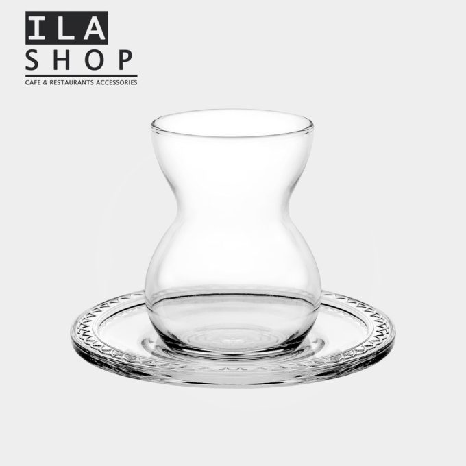 استکان نعلبکی اتنیک 145 میل پاشاباغچه شش عددی ایلا - 2