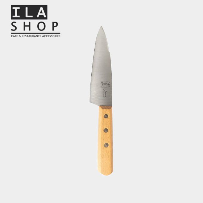 چاقو راسته سایز 1 دسته چوبی یک عددی ایلا