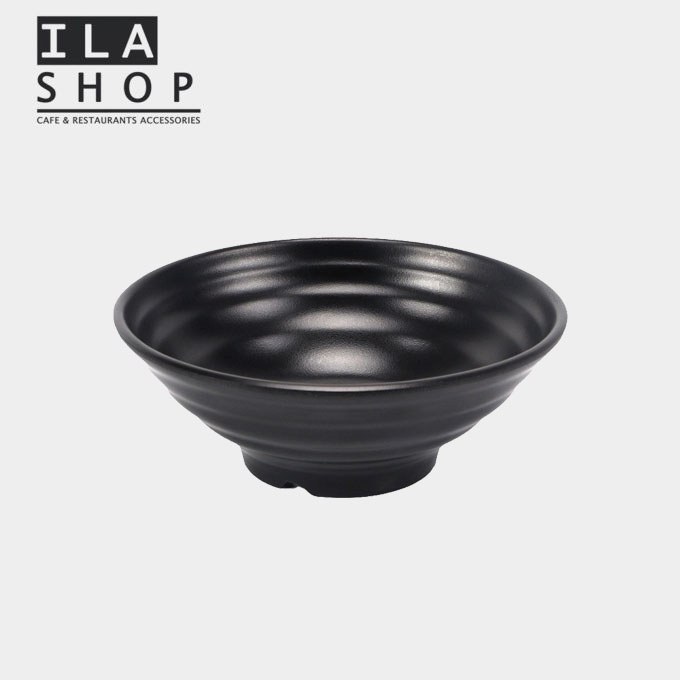 ظرف سوپ خوری ملامین مشکی B1006 یک عددی ایلا - Image 3