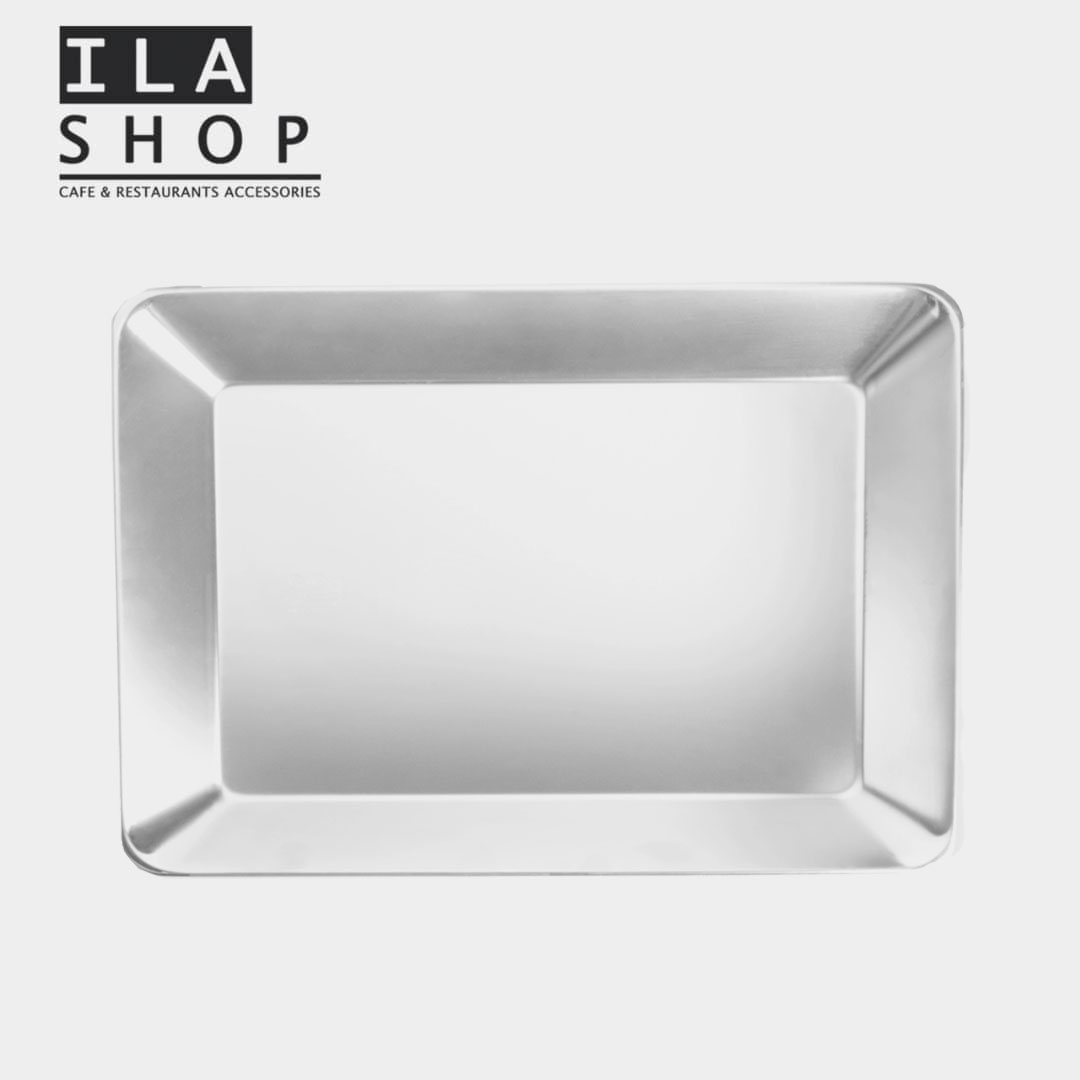 سینی استیل رستوران 32×40 یک عددی ایلا