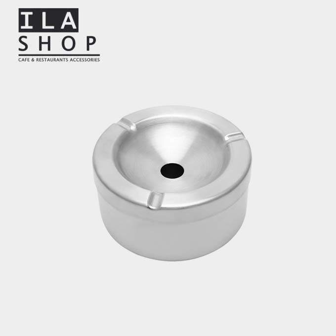 زیر سیگاری استیل درب دار
