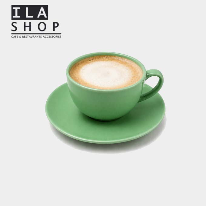 فنجان کاپوچینو سبز