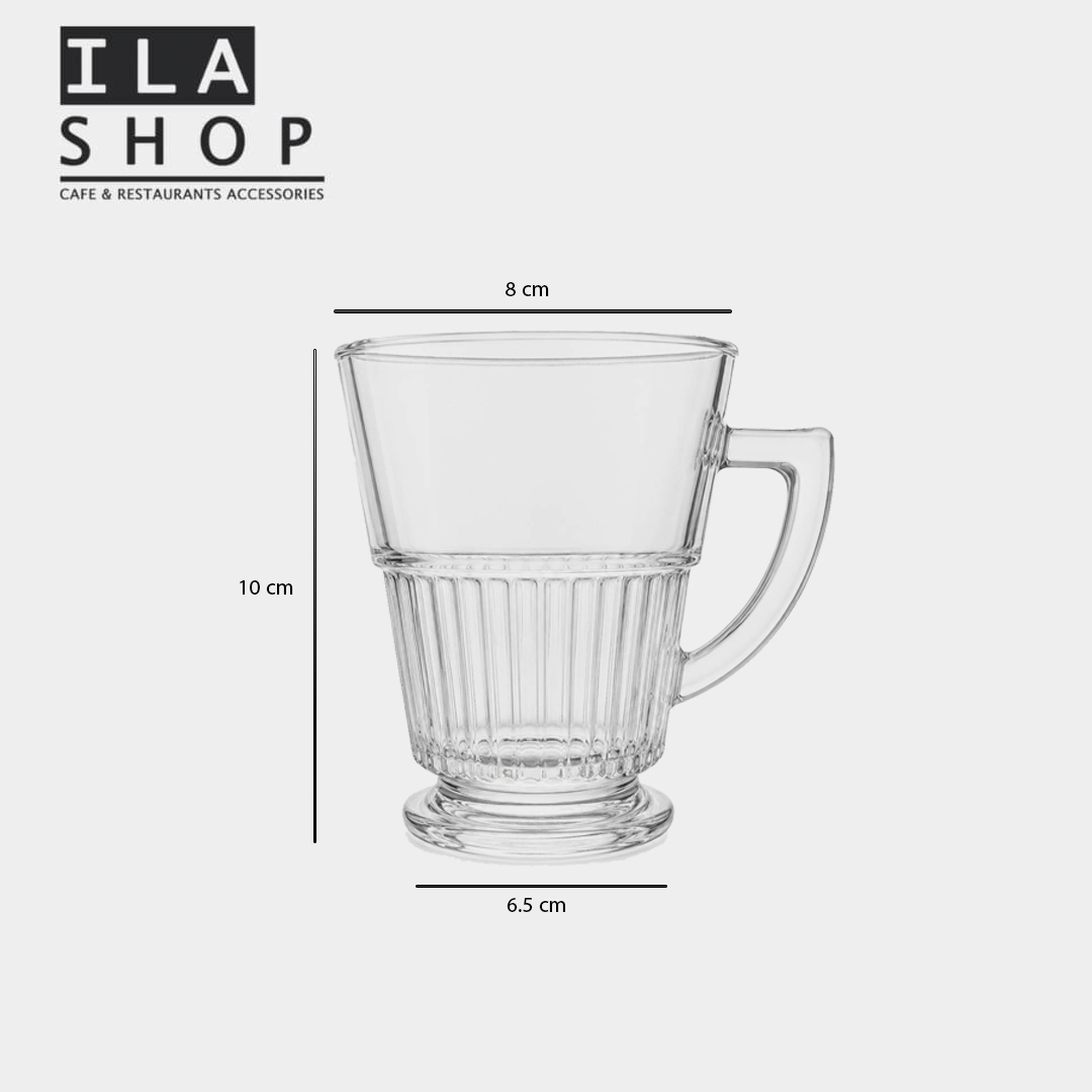 لیوان چای پایه دار خطی کد 248500 شش عددی ایلا - Image 2